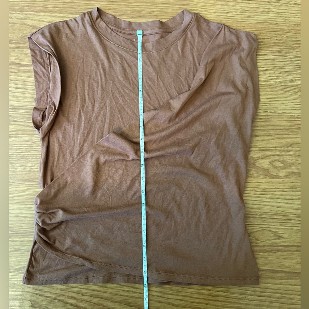 Asymmetrical Drape Muscle Tee - Picture 7 of 8